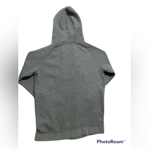 H&M Divided Asimetric Zip Longline Hooded Sweater Jacket - Picture 4 of 4